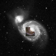 Localizzazione del campo WFPC2 nella galassia M15