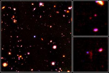 immagine NICMOS di lontane galassie