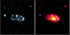 Lontane galassie: immagini a confronto